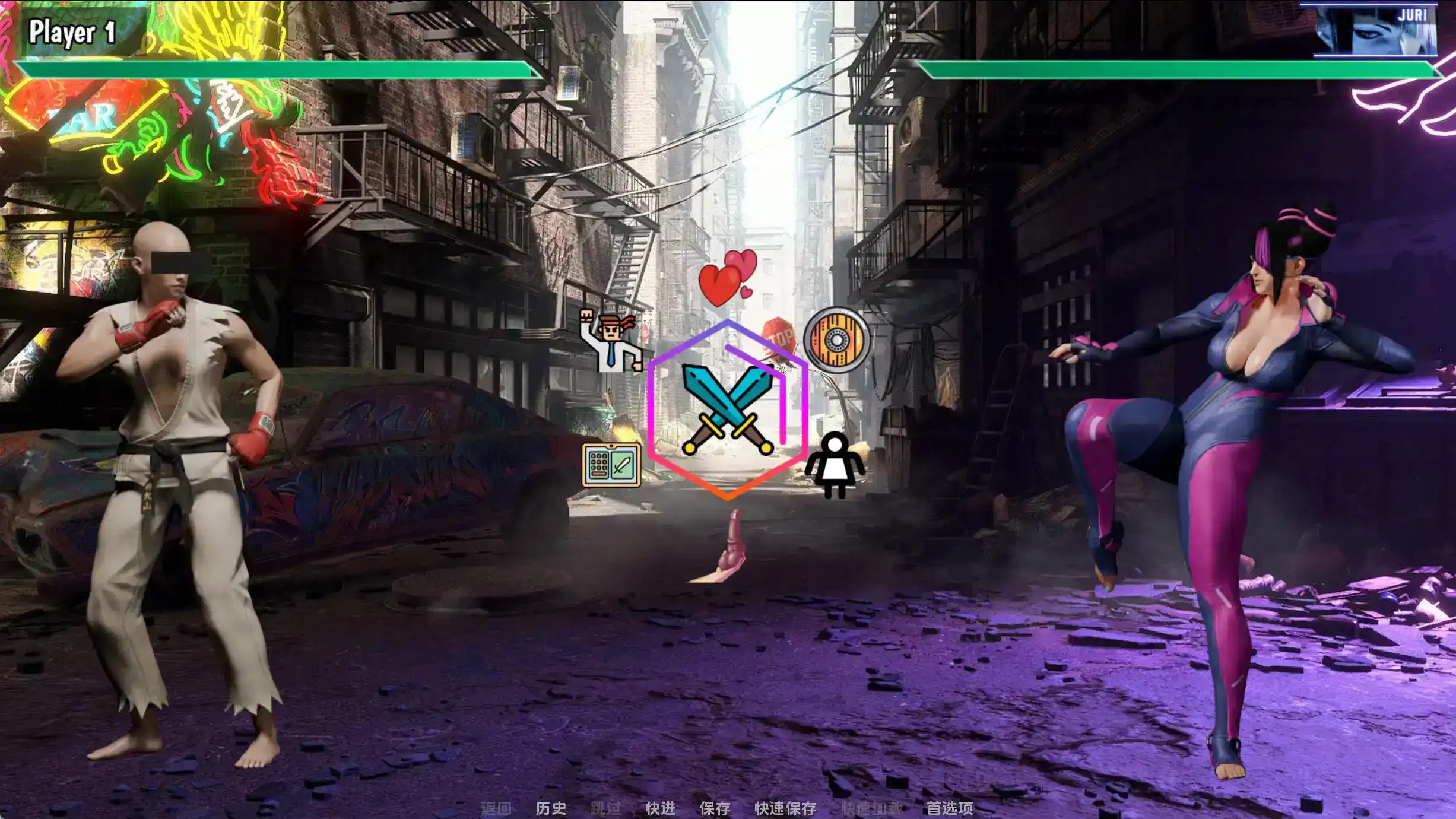 【欧美SLG/汉化/动态】街头斗士：成人游乐场战斗Battle7.3 AI版【PC+安卓/1.27G/更新】Street Brawlers: Adult Playground [Battle 7.3 – Fix]